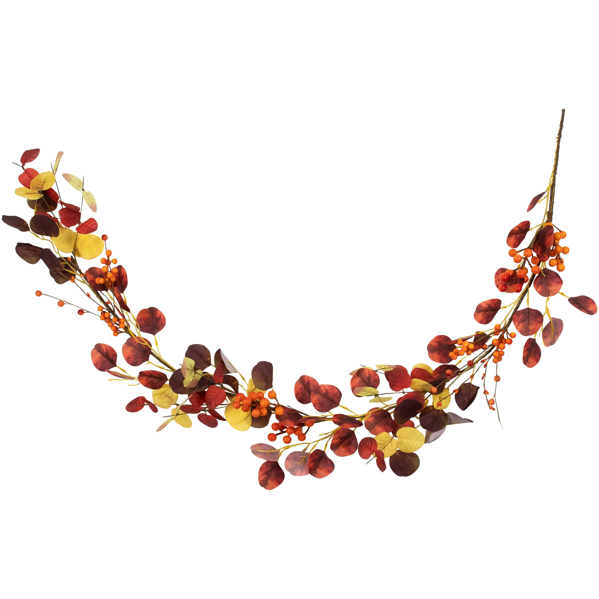 5ft. Berries & Maple Leaves Artificial Fall Harvest Garland